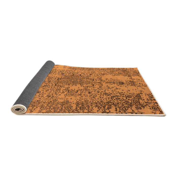 Sideview of Oriental Orange Industrial Rug, urb2502org