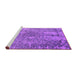 Sideview of Machine Washable Oriental Purple Industrial Area Rugs, wshurb2502pur