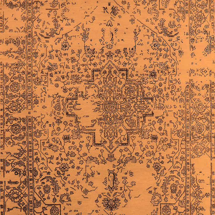Oriental Orange Industrial Rug, urb2502org