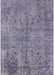 Mid-Century Modern Purple Oriental Rug, urb2503