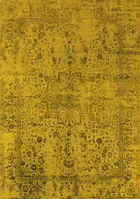 Oriental Yellow Industrial Rug, urb2503yw