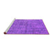 Sideview of Machine Washable Oriental Purple Industrial Area Rugs, wshurb2503pur