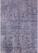 Mid-Century Modern Purple Oriental Rug, urb2504