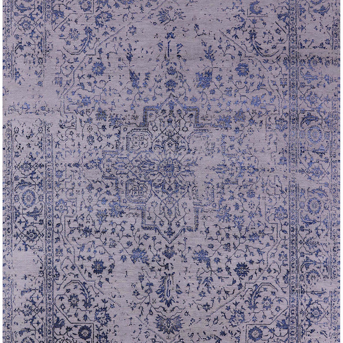 Mid-Century Modern Purple Oriental Rug, urb2504