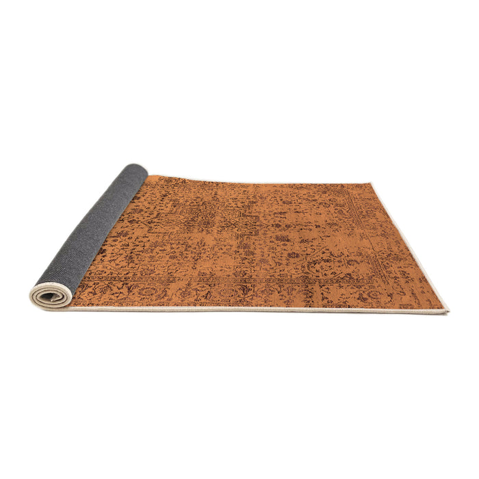 Sideview of Oriental Orange Industrial Rug, urb2504org