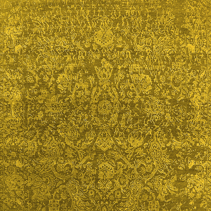 Oriental Yellow Industrial Rug, urb2505yw