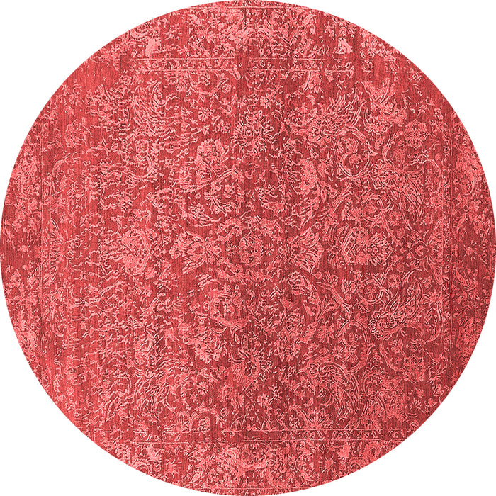 Machine Washable Oriental Red Industrial Rug, wshurb2505red