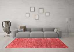 Industrial Red Washable Rugs