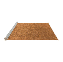 Sideview of Machine Washable Oriental Orange Industrial Area Rugs, wshurb2506org