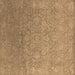 Square Oriental Brown Industrial Rug, urb2506brn