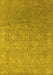 Machine Washable Oriental Yellow Industrial Rug, wshurb2506yw