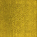 Square Oriental Yellow Industrial Rug, urb2506yw