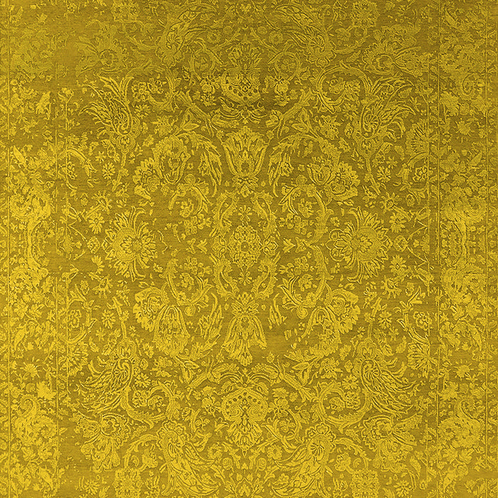 Oriental Yellow Industrial Rug, urb2506yw