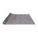 Sideview of Mid-Century Modern Dark Gray Oriental Rug, urb2507