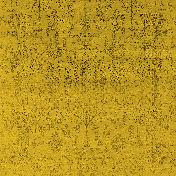 Oriental Yellow Industrial Rug, urb2507yw