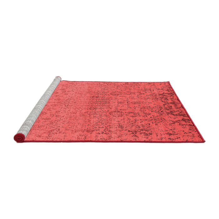 Industrial Red Washable Rugs