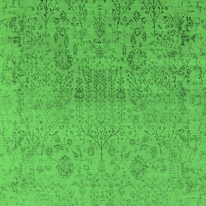 Oriental Green Industrial Rug, urb2507grn
