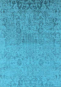 Oriental Light Blue Industrial Rug, urb2507lblu