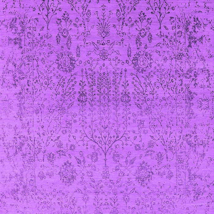 Machine Washable Oriental Purple Industrial Area Rugs, wshurb2507pur