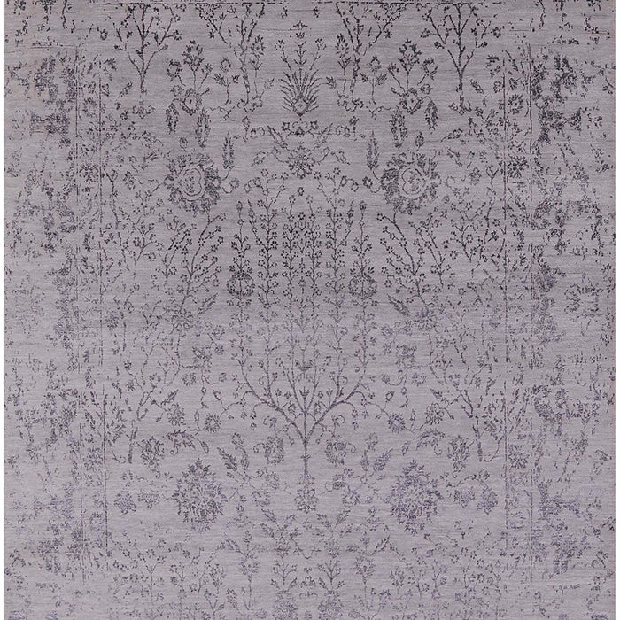 Mid-Century Modern Dark Gray Oriental Rug, urb2507