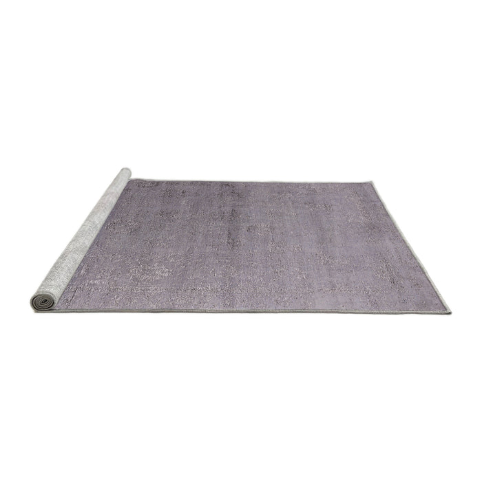 Sideview of Machine Washable Industrial Modern Dark Gray Rug, wshurb2508