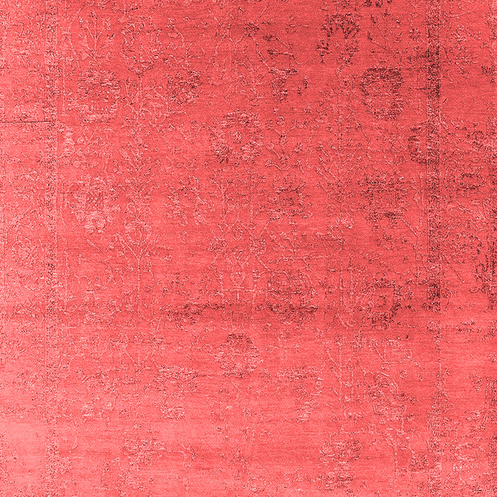 Machine Washable Oriental Red Industrial Rug, wshurb2508red