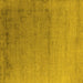 Square Oriental Yellow Industrial Rug, urb2508yw