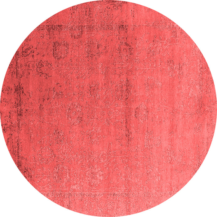 Machine Washable Oriental Red Industrial Rug, wshurb2508red