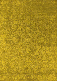 Oriental Yellow Industrial Rug, urb2509yw