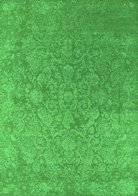 Oriental Green Industrial Rug, urb2509grn