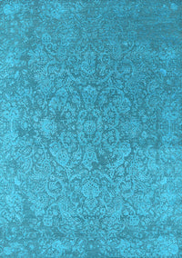 Oriental Light Blue Industrial Rug, urb2509lblu