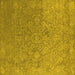 Square Oriental Yellow Industrial Rug, urb2509yw