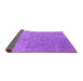 Sideview of Oriental Purple Industrial Rug, urb2509pur