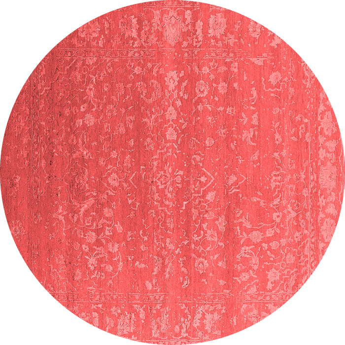 Machine Washable Oriental Red Industrial Rug, wshurb2510red