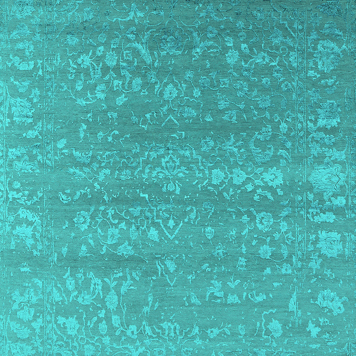 Oriental Turquoise Industrial Rug, urb2510turq