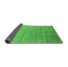 Sideview of Oriental Green Industrial Rug, urb2511grn