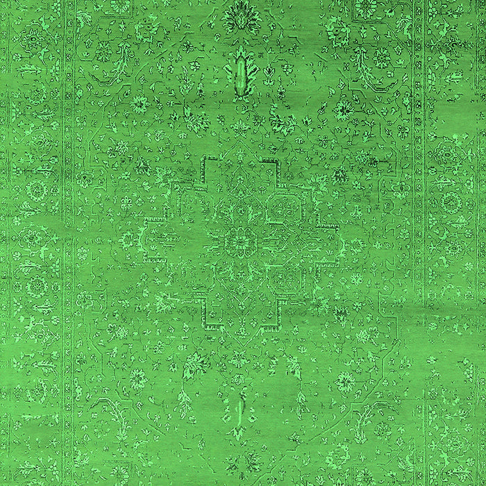 Oriental Green Industrial Rug, urb2511grn