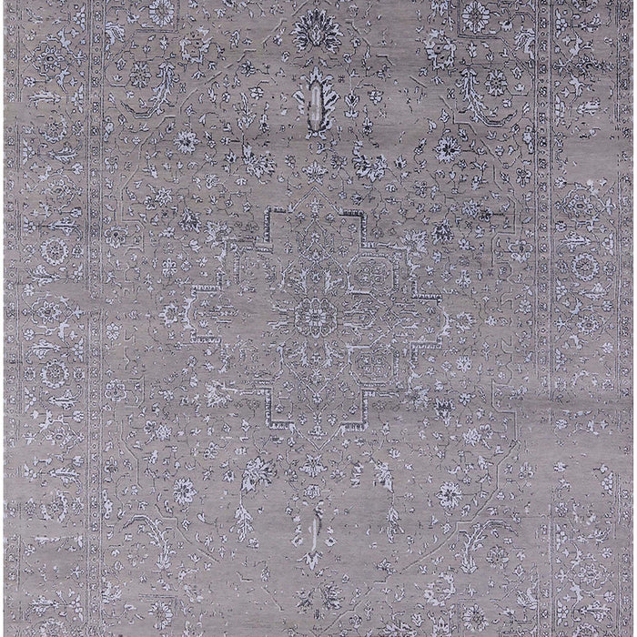 Machine Washable Industrial Modern Dark Gray Rug, wshurb2511