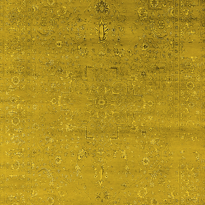 Oriental Yellow Industrial Rug, urb2511yw