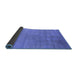 Sideview of Oriental Blue Industrial Rug, urb2511blu