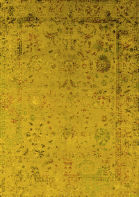 Oriental Yellow Industrial Rug, urb2512yw