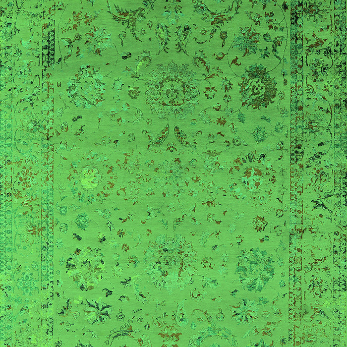 Oriental Green Industrial Rug, urb2512grn