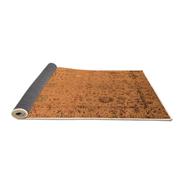 Sideview of Oriental Orange Industrial Rug, urb2512org
