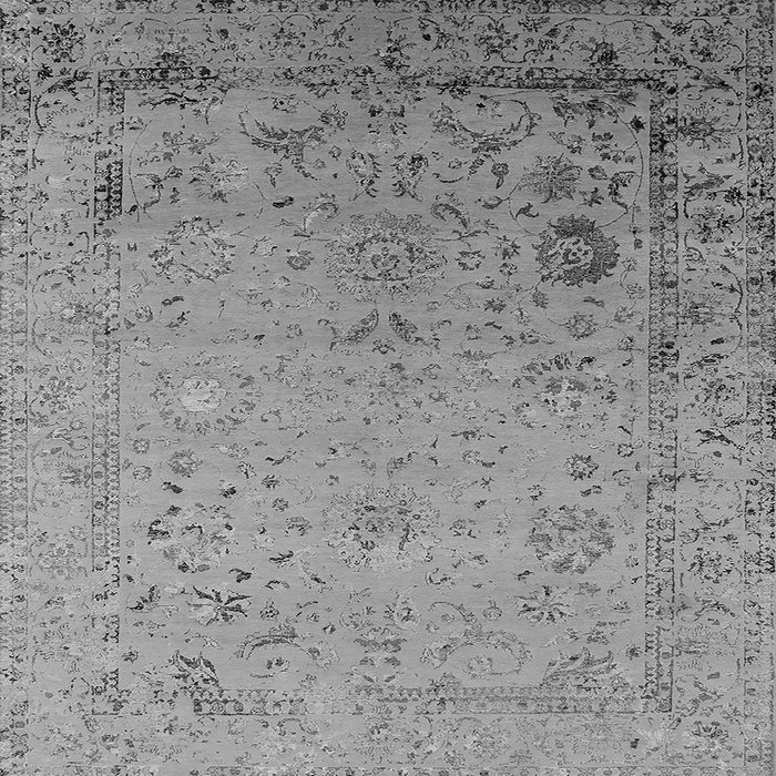 Square Oriental Gray Industrial Rug, urb2512gry