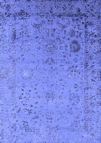 Oriental Blue Industrial Rug, urb2512blu