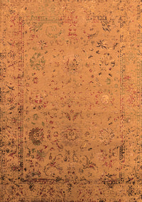 Oriental Orange Industrial Rug, urb2512org