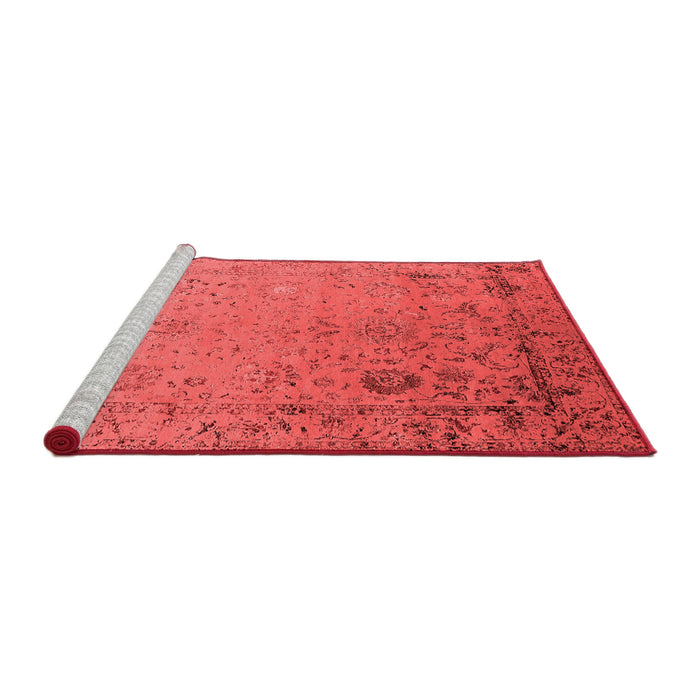 Industrial Red Washable Rugs