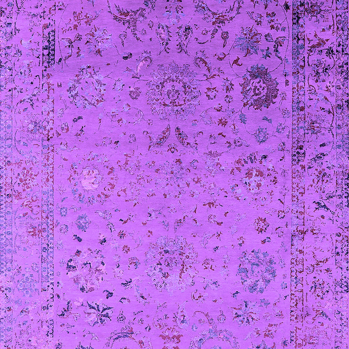Machine Washable Oriental Purple Industrial Area Rugs, wshurb2512pur