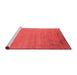 Industrial Red Washable Rugs