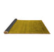 Sideview of Oriental Yellow Industrial Rug, urb2513yw